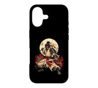 Carcasa para iPhone 17 Arte de Anime samurái Retro de Crimson Moon Ronin