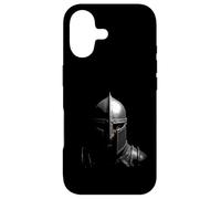 Carcasa para iPhone 17 Arte de la Cabeza del Casco de Caballero Medieval