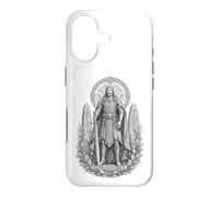 Carcasa para iPhone 17 Arte de Nuada Celtic Silver Hand Warrior King Line