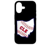 Carcasa para iPhone 17 Arte del béisbol del Centro de Cleveland Ohio CLE Love The Land Gifts