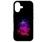 Carcasa para iPhone 17 Arte en Color Calavera Urban Aerosol Can Drip