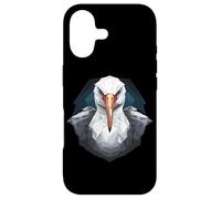 Carcasa para iPhone 17 Arte geométrico del patín del pájaro del Albatros,Lindo Amante de los Albatros