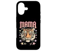 Carcasa para iPhone 17 Arte gráfico de Mama Tiger Face Rebel Mom Wild Animal