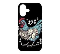 Carcasa para iPhone 17 Arte japonés Raro Gallo Ero Guro