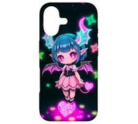 Carcasa para iPhone 17 Arte Kawaii Gothic Succubus Heartcore