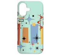 Carcasa para iPhone 17 Arte Kitsch estético Retro de Mediados de Siglo Moderno MCM Vibe