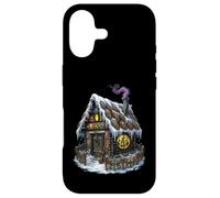 Carcasa para iPhone 17 Arte navideño pagano de Dark Witch Cottagecore Gingerbread Yule