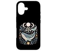 Carcasa para iPhone 17 Arte Popular Escandinavo Ballena Celestial Océano Lunas Náutica