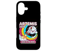 Carcasa para iPhone 17 Artemis II 2026 Cute Design for Kids Launch Back to The Moon