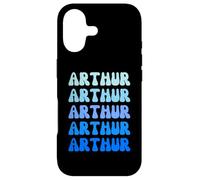 Carcasa para iPhone 17 Arthur Retro Name Stack Design