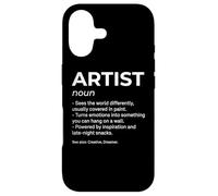 Carcasa para iPhone 17 Artista Diccionario Definición Amante del Arte Artista Creativo