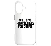 Carcasa para iPhone 17 Asesor financiero, Divertido Asesoramiento financiero para café