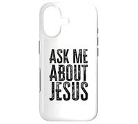 Carcasa para iPhone 17 Ask Me About Jesus