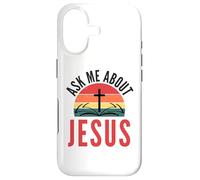 Carcasa para iPhone 17 Ask Me About Jesus