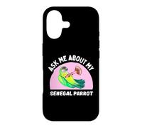 Carcasa para iPhone 17 Ask Me About My Senegal Parrot - Dueño de pájaro Divertido