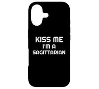 Carcasa para iPhone 17 Astrology Sagittarius Zodiac Quote Kiss Me I'm A Sagittarian