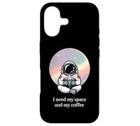 Carcasa para iPhone 17 Astronaut Cosmonaut Coffee Cafe Spacewalk Gift