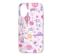 Carcasa para iPhone 17 Astronauta Narval Mapache Unicornio UFO Ciencia ficción Nave Espacial Galaxia