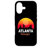 Carcasa para iPhone 17 Atlanta Georgia State USA Vintage Retro Sunset City Skyline