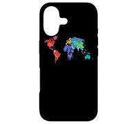 Carcasa para iPhone 17 Atlas de Bandera del país del Mapa del Mundo