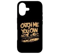 Carcasa para iPhone 17 Atrápame si Puedes Andar en Bicicleta | Divertido Equipo Retro para Ciclistas
