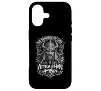 Carcasa para iPhone 17 Attila el Hun Azote de Dios Guerrero Retrato Arte Oscuro