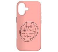 Carcasa para iPhone 17 August Slipped Away Into a Moment in Time Música