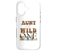 Carcasa para iPhone 17 Aunt of The Wild One Zoo Safari Cute Animals Jungle Birthday