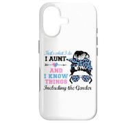 Carcasa para iPhone 17 Auntie Keeper of The Gender Reveal Party Ideas Angustiadas
