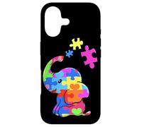 Carcasa para iPhone 17 Autism Elephant Gift Autism Awareness Autistic Black