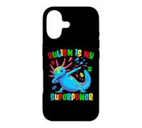 Carcasa para iPhone 17 Autism Is My Superpower Dabbing Axolotl Autism Awareness