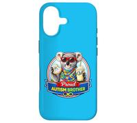 Carcasa para iPhone 17 Autismo Brother, Koala Bear Donut Milkshake Neurodiverso TDAH