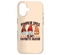 Carcasa para iPhone 17 Autumn GNOME For Women Pumpkin Spice Is My Favorite Season