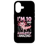 Carcasa para iPhone 17 Axolotl 10th Birthday Party - I Am 10 and Axolotly Amazing
