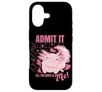 Carcasa para iPhone 17 Axolotl Admit It All You Need is Me! Funny Valentine's Day