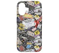 Carcasa para iPhone 17 Back To The Future 40th Anniversary Sticker Collage AOP