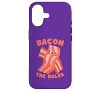 Carcasa para iPhone 17 Bacon The Rules Kawaii Lindo Divertido