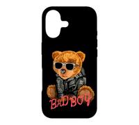 Carcasa para iPhone 17 Bad Boy tee Shirts, Funny Teddy Bear Graphic Design Style