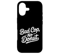 Carcasa para iPhone 17 Bad Cop No Donut Divertido Retro Policía Humor