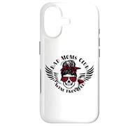 Carcasa para iPhone 17 Bad Moms Club Wine Proporcionado moño desordenado cráneo Divertido mamá