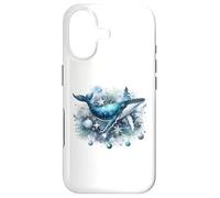 Carcasa para iPhone 17 Ballena Festiva de Navidad: Winter Wonder Land