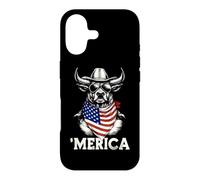 Carcasa para iPhone 17 Bandana Barral Racer con la Bandera Estadounidense de Rodeo Cowboy Country