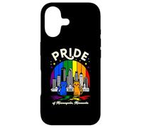 Carcasa para iPhone 17 Bandera arcoíris de Pride of Minneapolis City Minnesota Cats