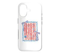 Carcasa para iPhone 17 Bandera con Lazo de Sweet Land of Liberty Patriotic Coquette, EE. UU.