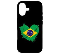 Carcasa para iPhone 17 Bandera de Brasil I Love It is in my DNA Regalo para brasileños
