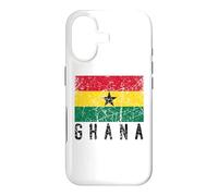 Carcasa para iPhone 17 Bandera de Ghana Envejecida para Hombres, Mujeres y niños Ghana