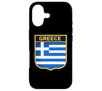 Carcasa para iPhone 17 Bandera de Grecia - Escudo de Armas Griego