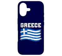 Carcasa para iPhone 17 Bandera de Grecia Hellas Herencia Griega Orgullo Helénico