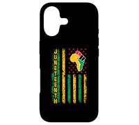 Carcasa para iPhone 17 Bandera de Juneteenth Pan African Civil Rights Black Power Fist
