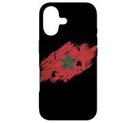 Carcasa para iPhone 17 Bandera de Marruecos Gráfico Grunge Envejecido